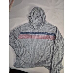 Vineyard Vines Youth Girls Size L Light Weight Hooded Pullover Unisex